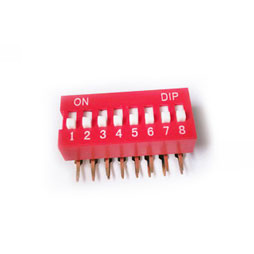 拨码开关，90度弯角8位